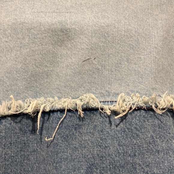 Free People Destroyed Denim Jacket Medium - Picture 8 of 9